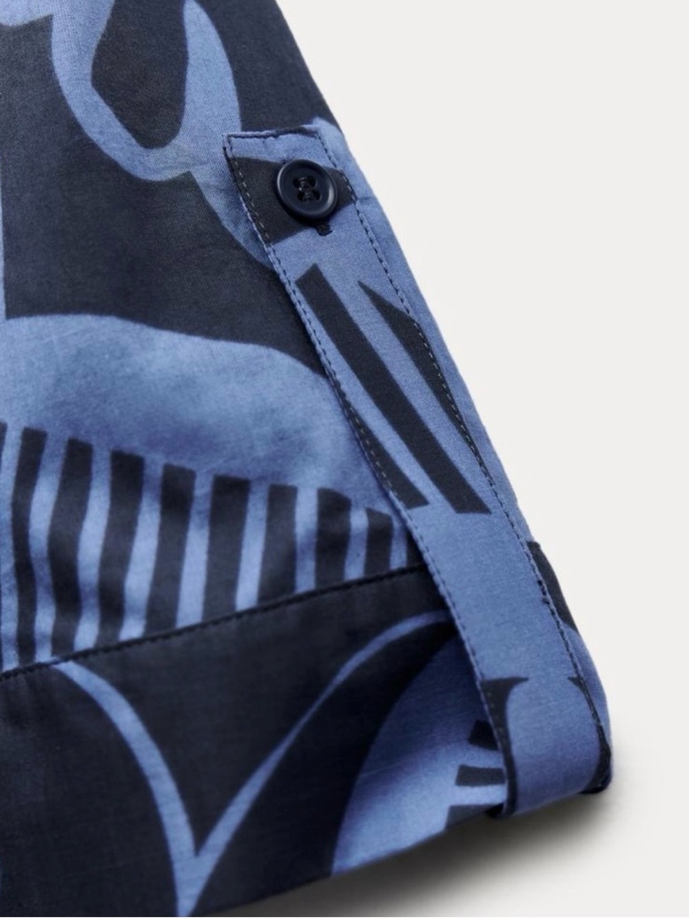 New ZARA 2-Pce ZW Collection Relaxed Printed Shirt And Pant Set - Picture 9 of 13
